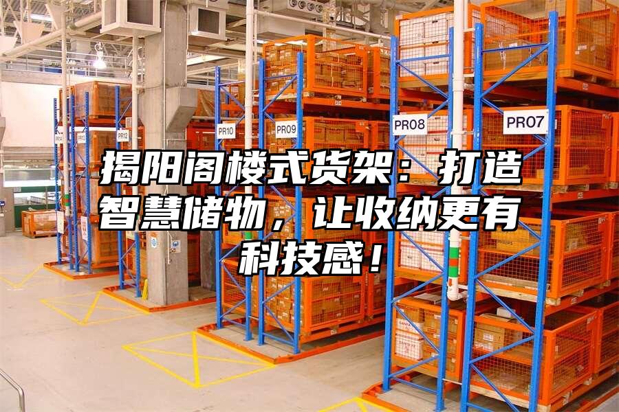 揭陽閣樓式貨架：打造智慧儲物，讓收納更有科技感！