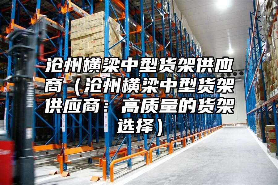 滄州橫梁中型貨架供應商（滄州橫梁中型貨架供應商：高質量的貨架選擇）