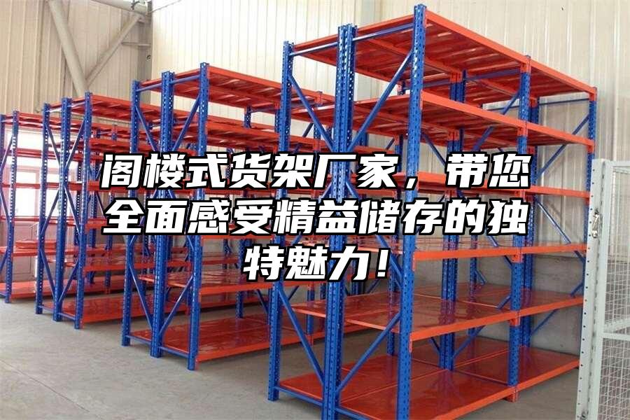 閣樓式貨架廠家，帶您全面感受精益儲存的獨特魅力！