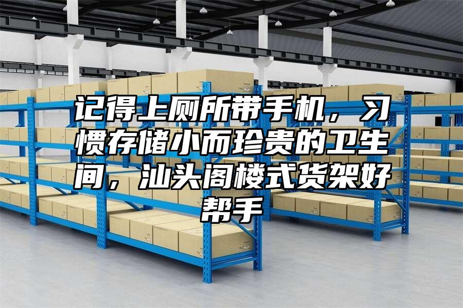 記得上廁所帶手機，習慣存儲小而珍貴的衛生間，汕頭閣樓式貨架好幫手