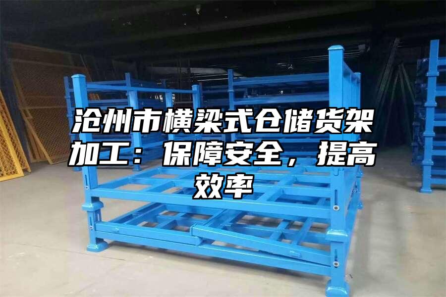 滄州市橫梁式倉儲貨架加工：保障安全，提高效率