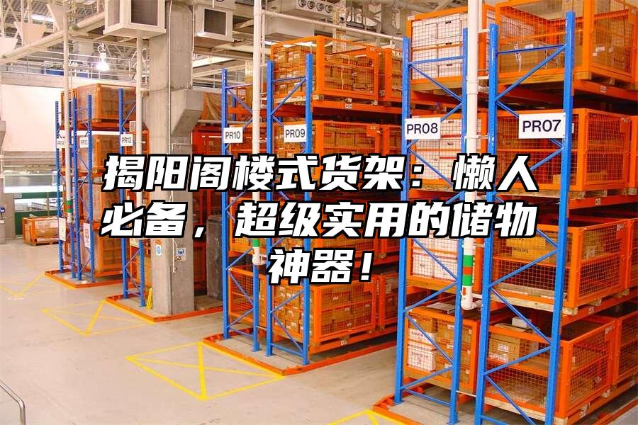 揭陽(yáng)閣樓式貨架：懶人必備，超級(jí)實(shí)用的儲(chǔ)物神器！