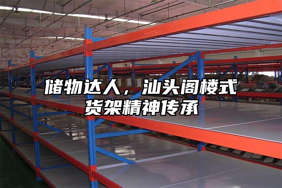 儲物達人，汕頭閣樓式貨架精神傳承
