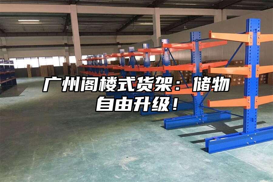 廣州閣樓式貨架：儲物自由升級！