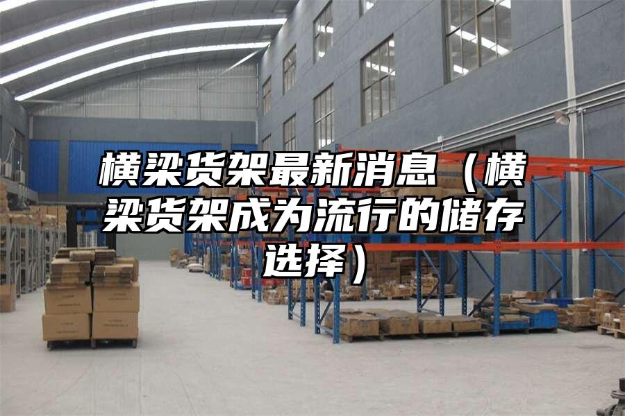 橫梁貨架最新消息（橫梁貨架成為流行的儲存選擇）