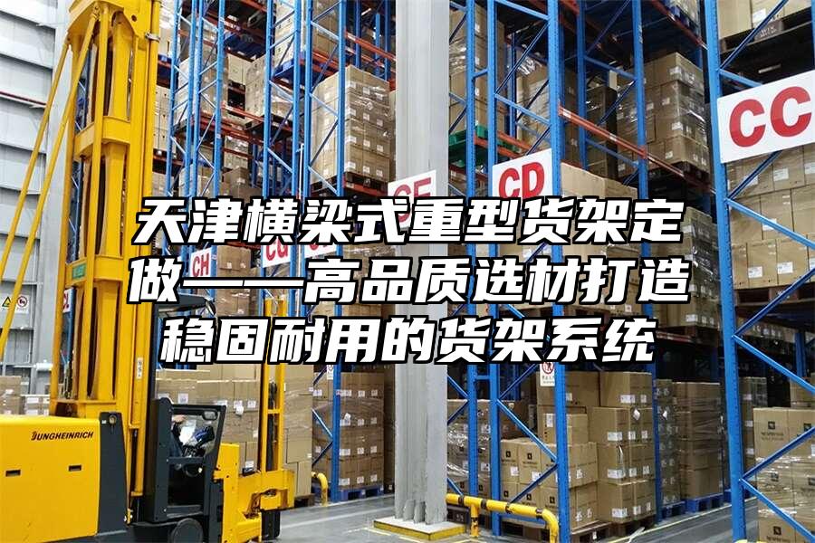 天津橫梁式重型貨架定做——高品質(zhì)選材打造穩(wěn)固耐用的貨架系統(tǒng)