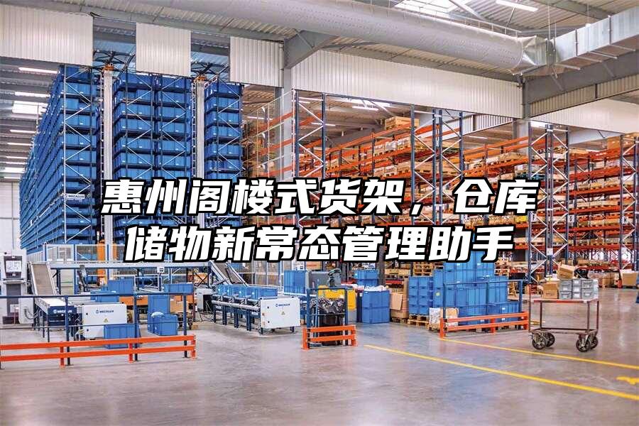 惠州閣樓式貨架,倉庫儲物新常態管理助手