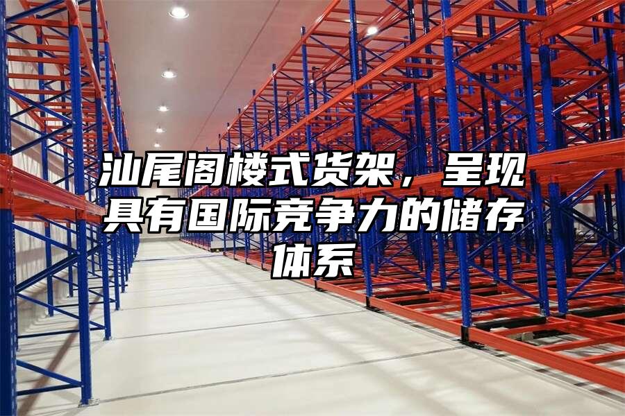 汕尾閣樓式貨架，呈現具有國際競爭力的儲存體系
