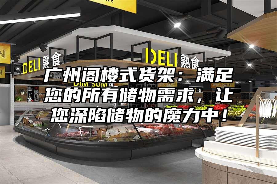 廣州閣樓式貨架：滿足您的所有儲物需求，讓您深陷儲物的魔力中！