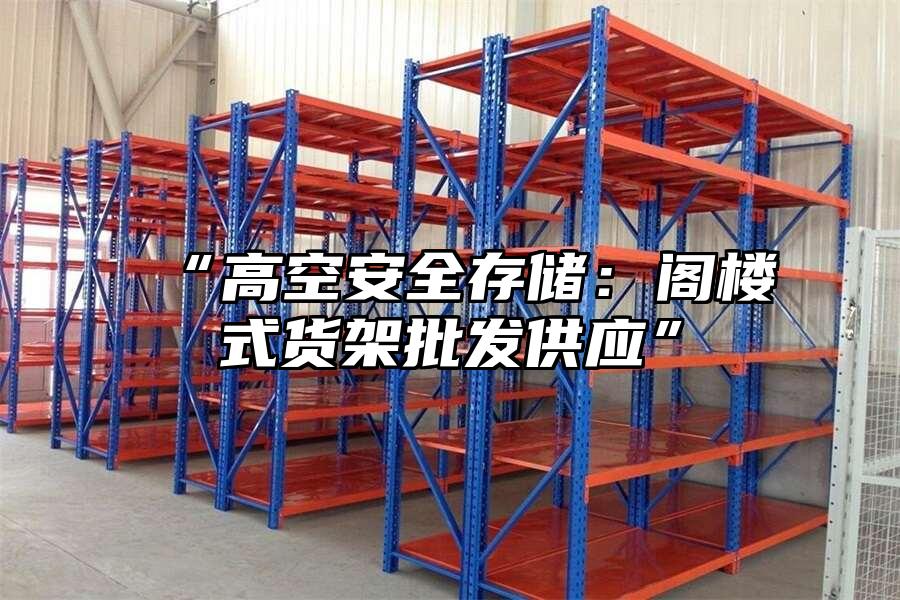 “高空安全存儲：閣樓式貨架批發供應”