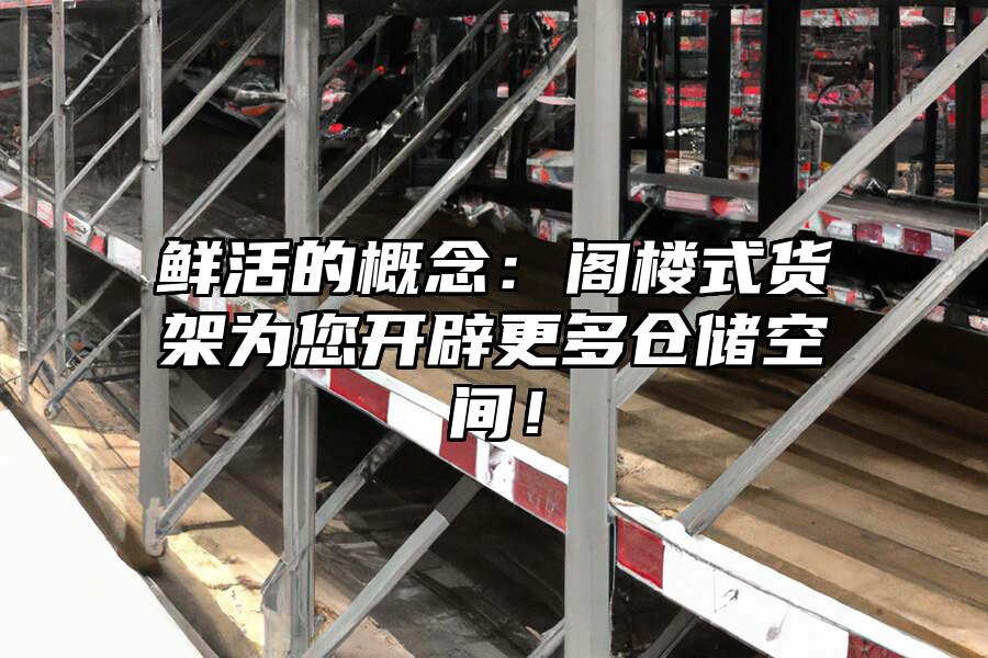 鮮活的概念：閣樓式貨架為您開辟更多倉儲空間！