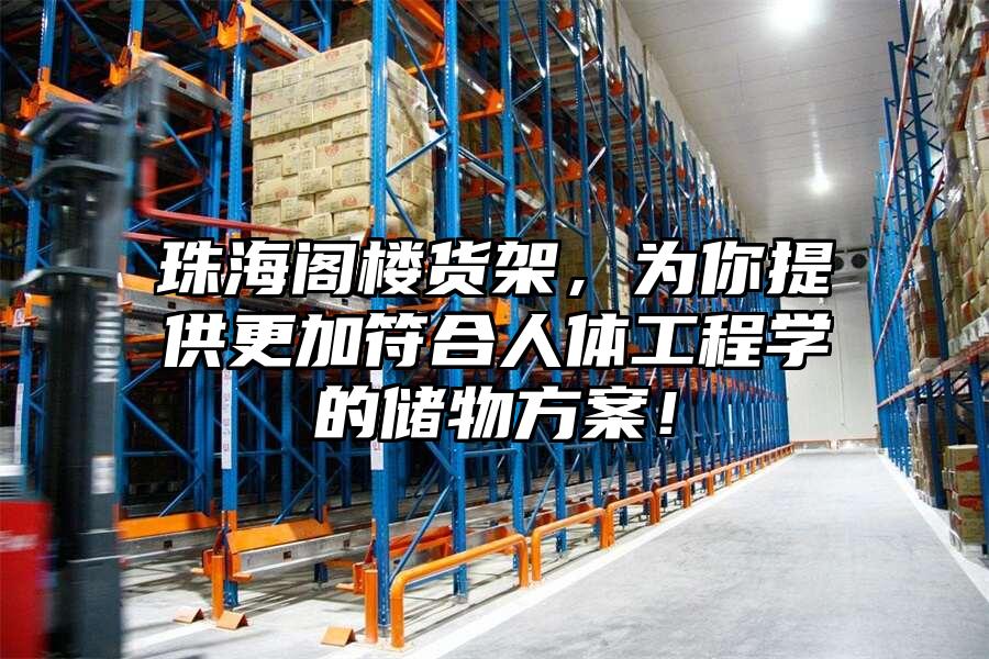珠海閣樓貨架，為你提供更加符合人體工程學的儲物方案！
