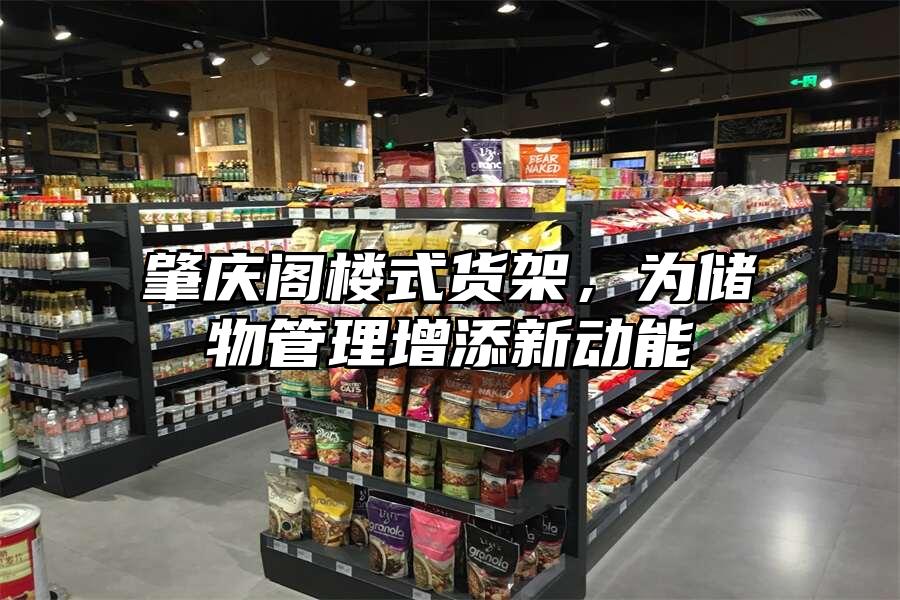 肇慶閣樓式貨架，為儲物管理增添新動能