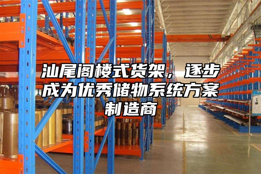 汕尾閣樓式貨架，逐步成為優秀儲物系統方案制造商