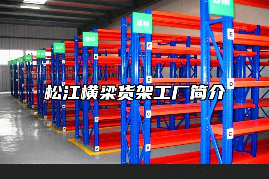 松江橫梁貨架工廠簡介