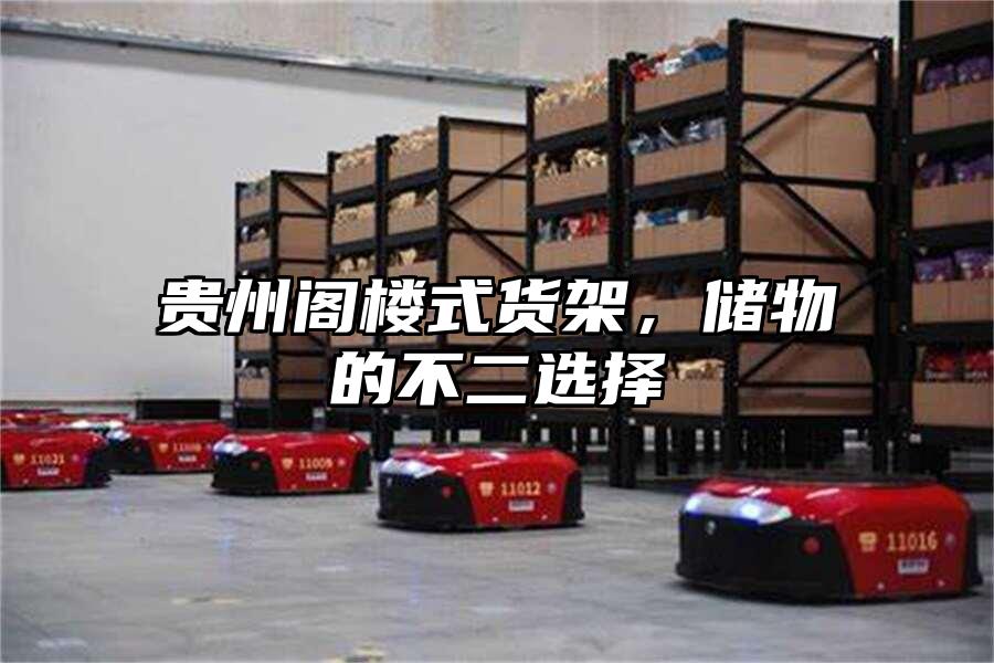 貴州閣樓式貨架，儲物的不二選擇