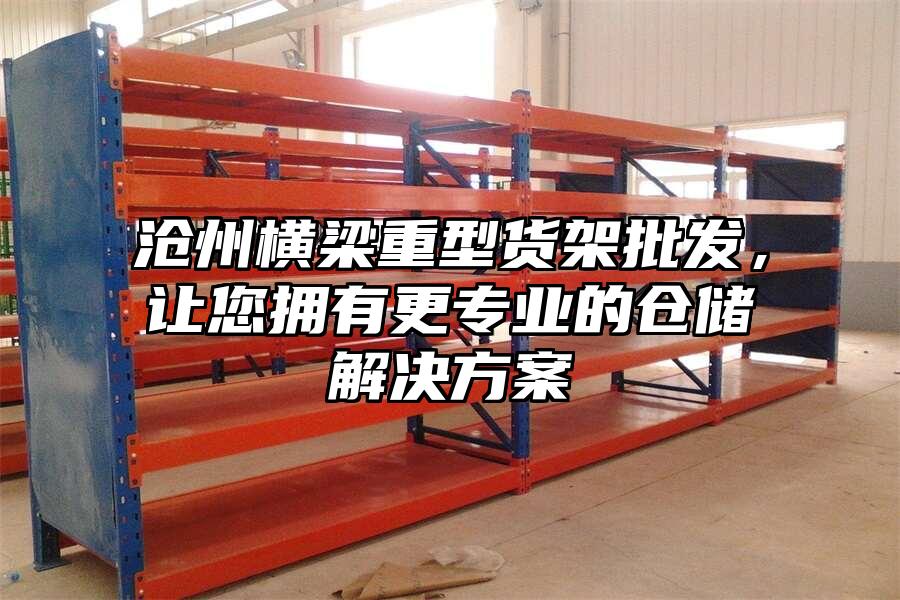 滄州橫梁重型貨架批發，讓您擁有更專業的倉儲解決方案