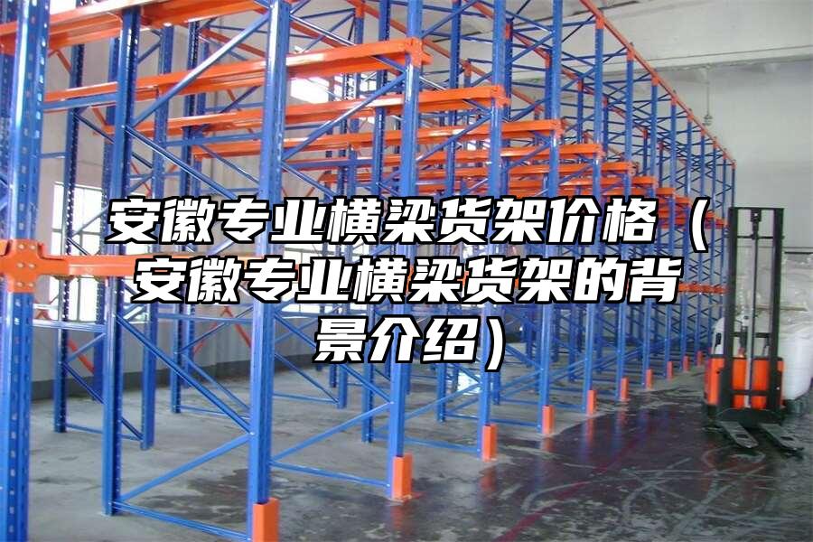 安徽專業橫梁貨架價格（安徽專業橫梁貨架的背景介紹）