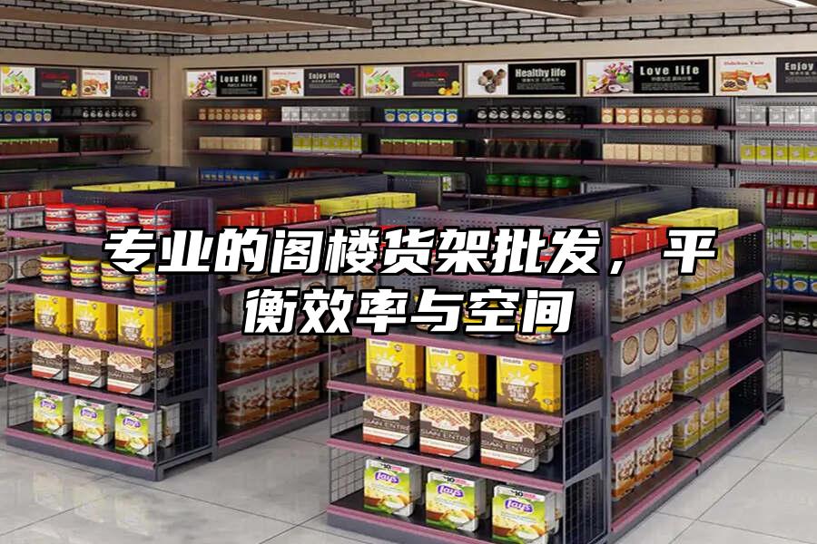 專業(yè)的閣樓貨架批發(fā)，平衡效率與空間