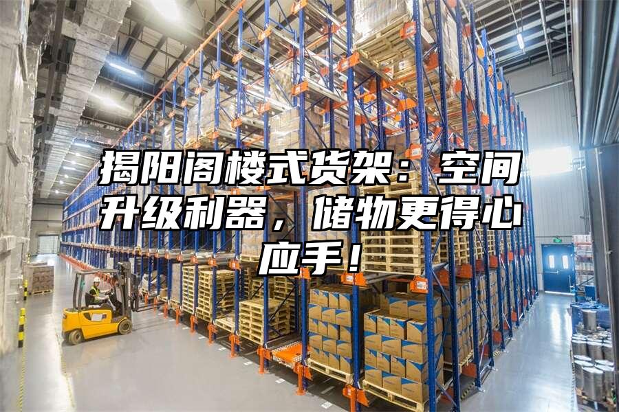 揭陽閣樓式貨架：空間升級利器，儲物更得心應手！