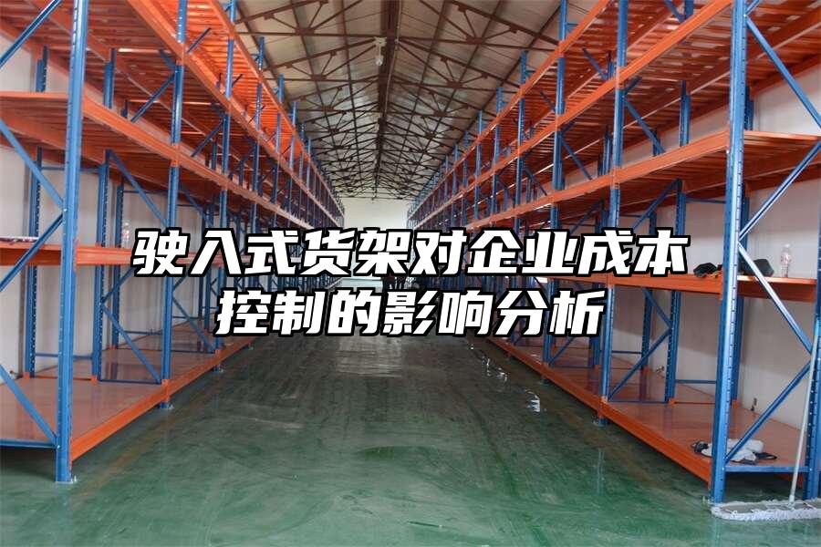駛入式貨架對企業成本控制的影響分析