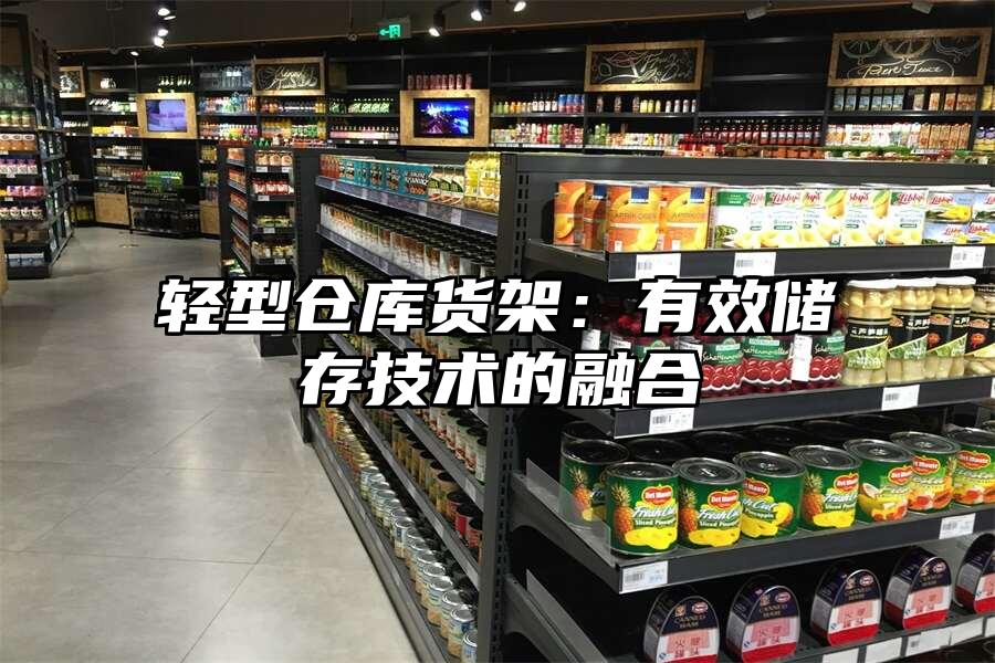 輕型倉庫貨架：有效儲存技術的融合