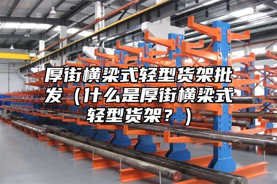 厚街橫梁式輕型貨架批發（什么是厚街橫梁式輕型貨架？）