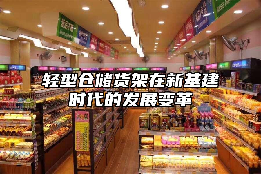 輕型倉儲貨架在新基建時代的發展變革