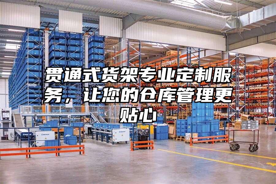 貫通式貨架專業定制服務，讓您的倉庫管理更貼心