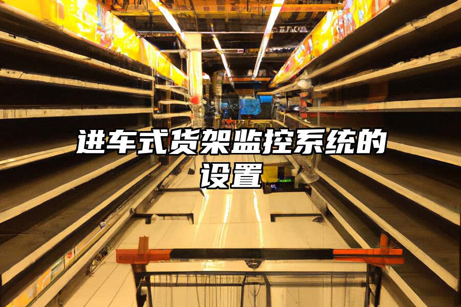 進車式貨架監(jiān)控系統(tǒng)的設置