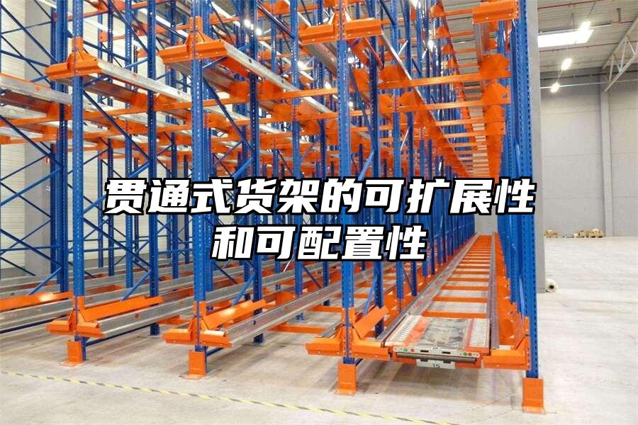 貫通式貨架的可擴展性和可配置性