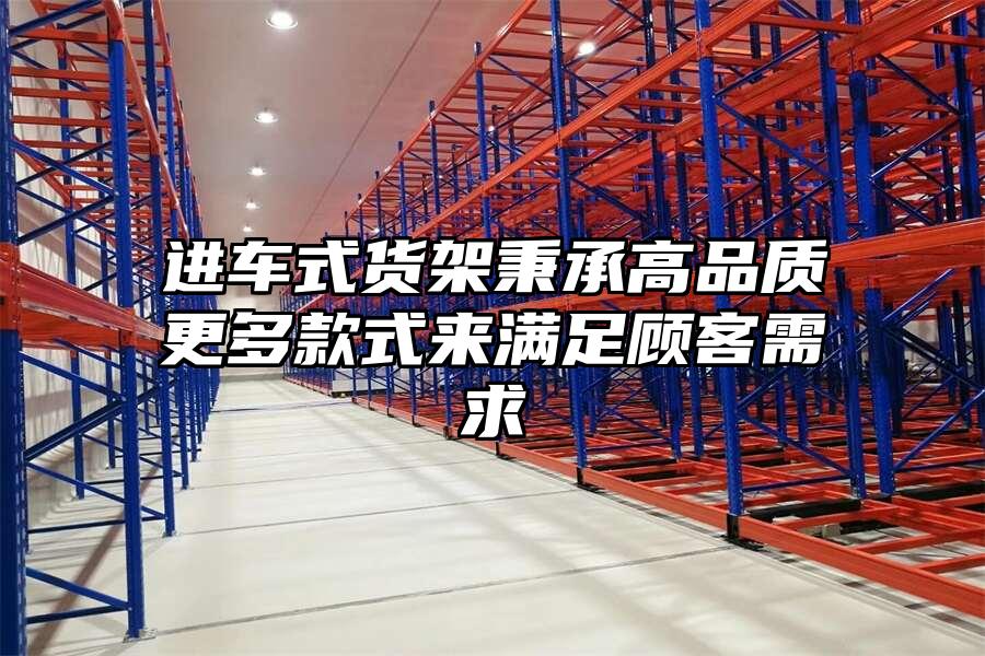 進(jìn)車式貨架秉承高品質(zhì)更多款式來滿足顧客需求