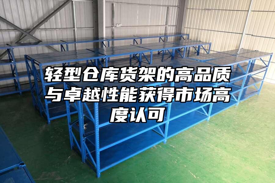輕型倉庫貨架的高品質與卓越性能獲得市場高度認可