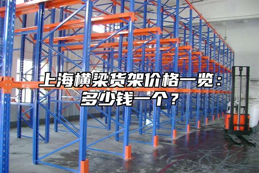 上海橫梁貨架價格一覽：多少錢一個？