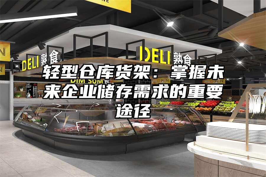 輕型倉庫貨架：掌握未來企業(yè)儲存需求的重要途徑
