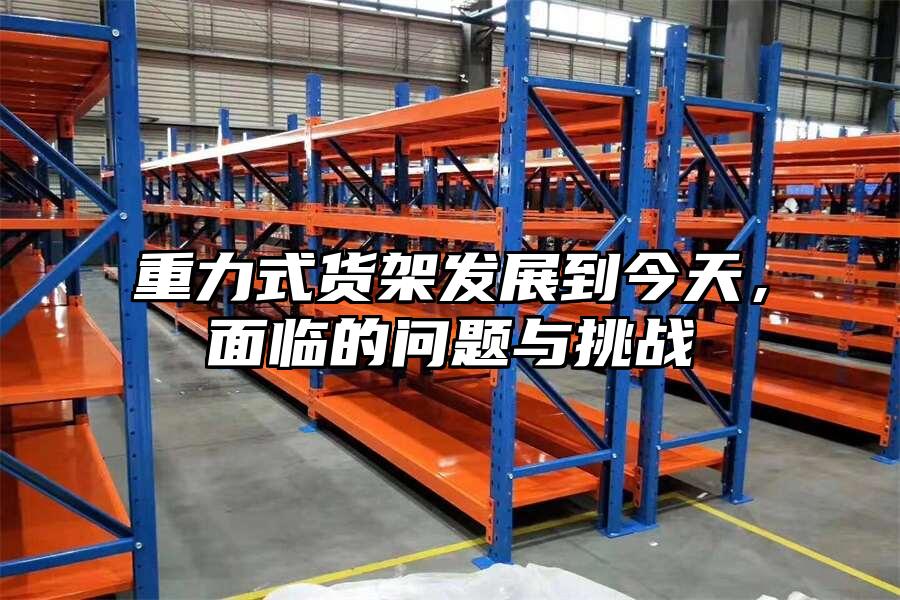 重力式貨架發展到今天，面臨的問題與挑戰
