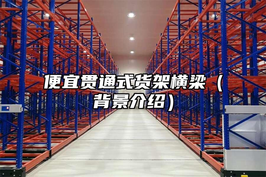 便宜貫通式貨架橫梁（背景介紹）