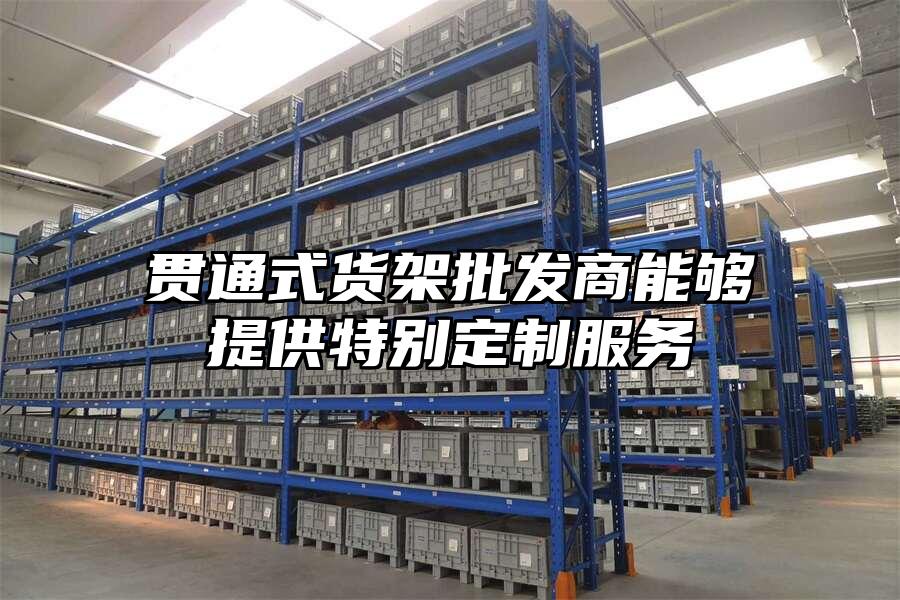貫通式貨架批發商能夠提供特別定制服務