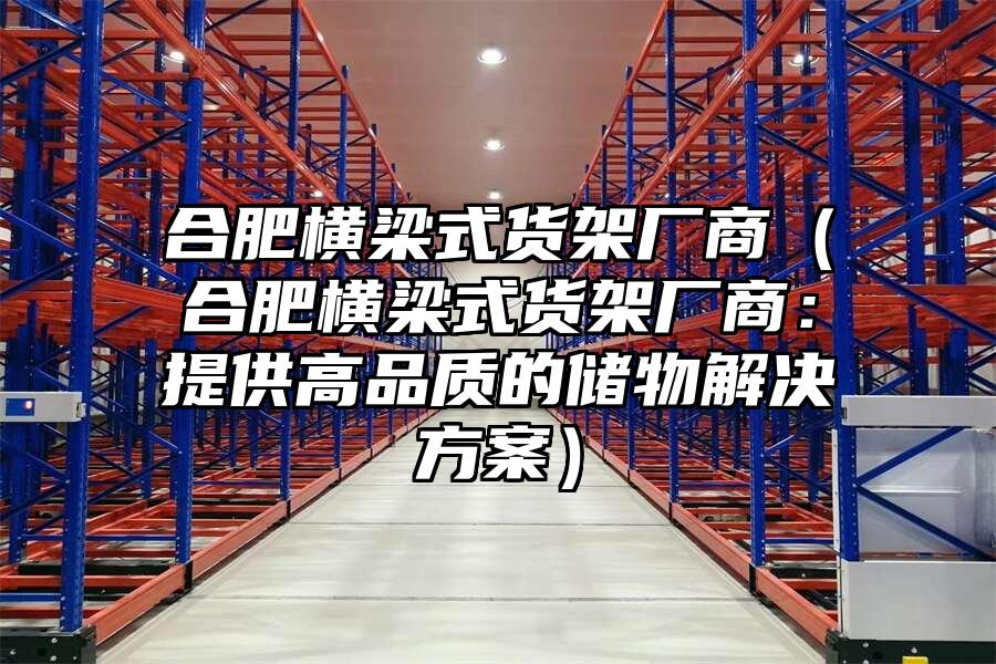 合肥橫梁式貨架廠商（合肥橫梁式貨架廠商：提供高品質(zhì)的儲物解決方案）