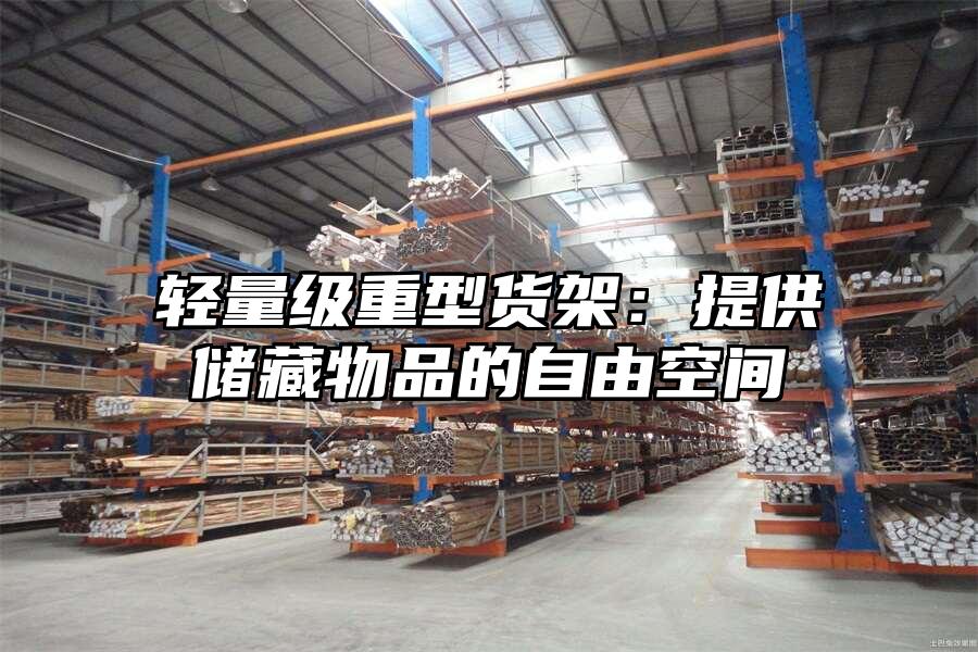 輕量級重型貨架：提供儲藏物品的自由空間