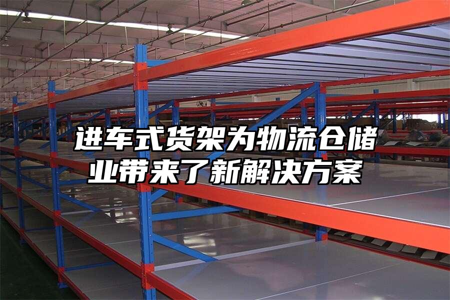 進車式貨架為物流倉儲業帶來了新解決方案