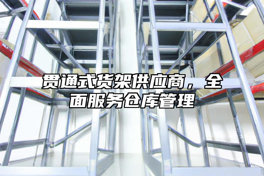 貫通式貨架供應商，全面服務倉庫管理