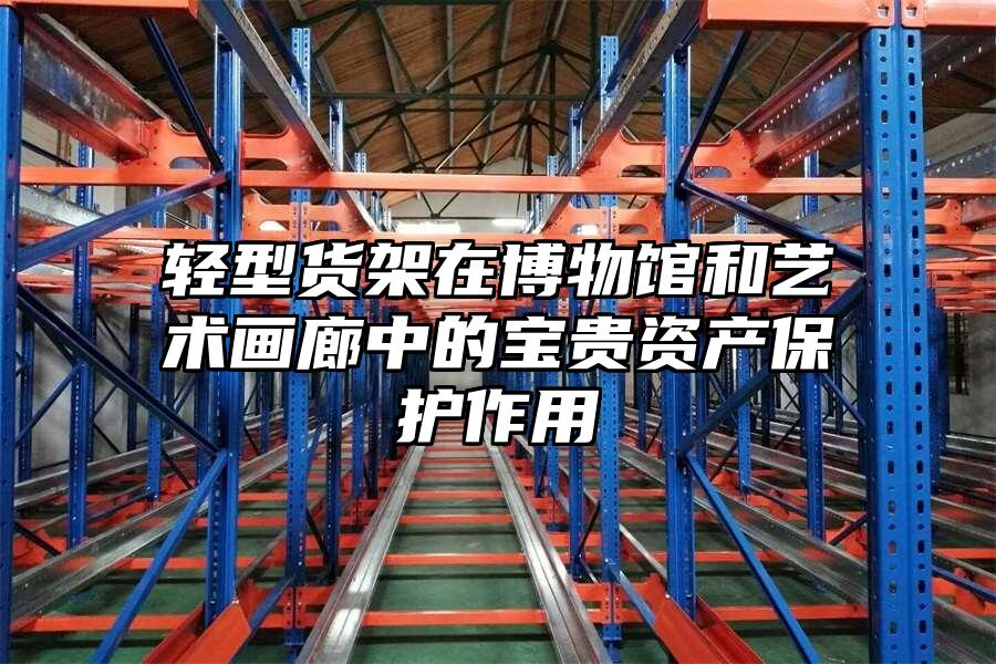 輕型貨架在博物館和藝術畫廊中的寶貴資產保護作用