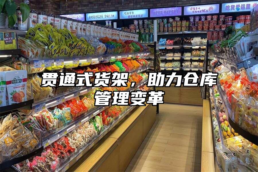 貫通式貨架，助力倉庫管理變革